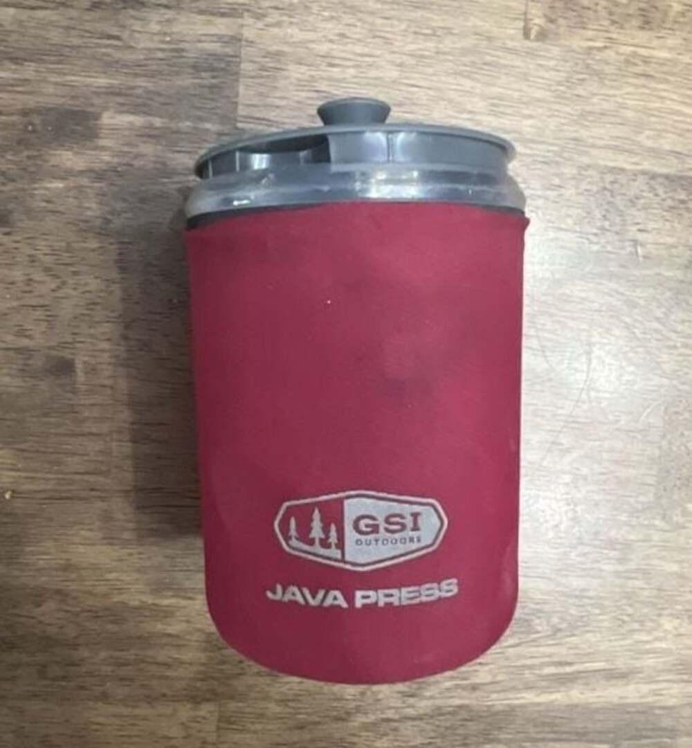 GSI Outdoors Java Press Maroon Burgundy Camping French Press